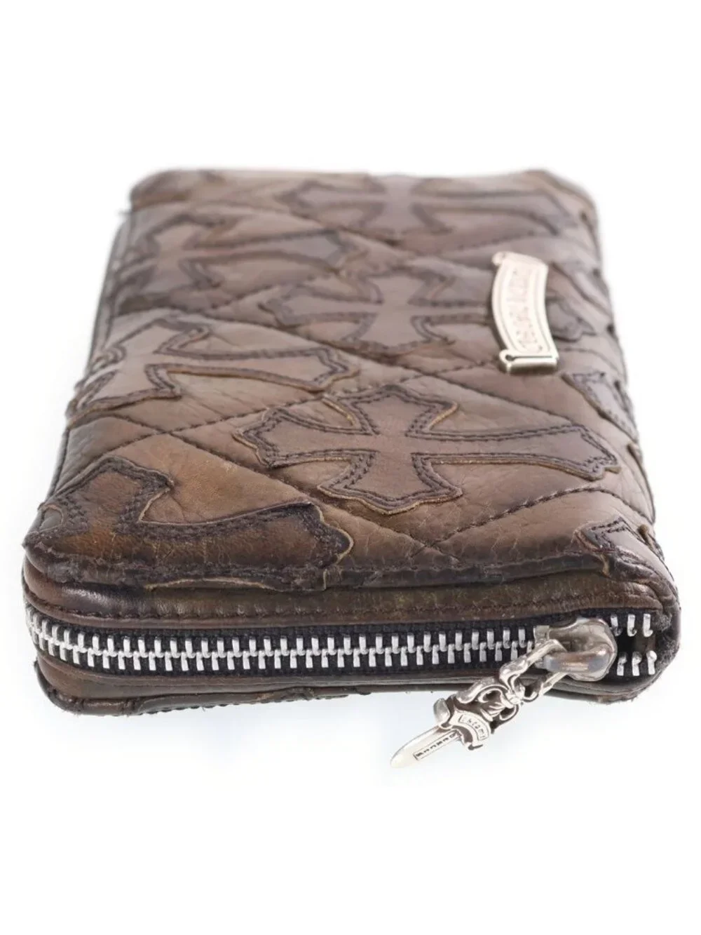 Chrome Hearts Rec Zip Cemetery Cross Patch Camouflage Quilted Dagger Zip